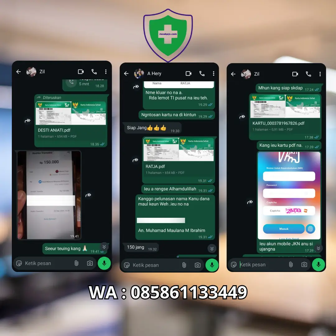Jasa Pembuatan dan pengurusan BPJS kesehatan