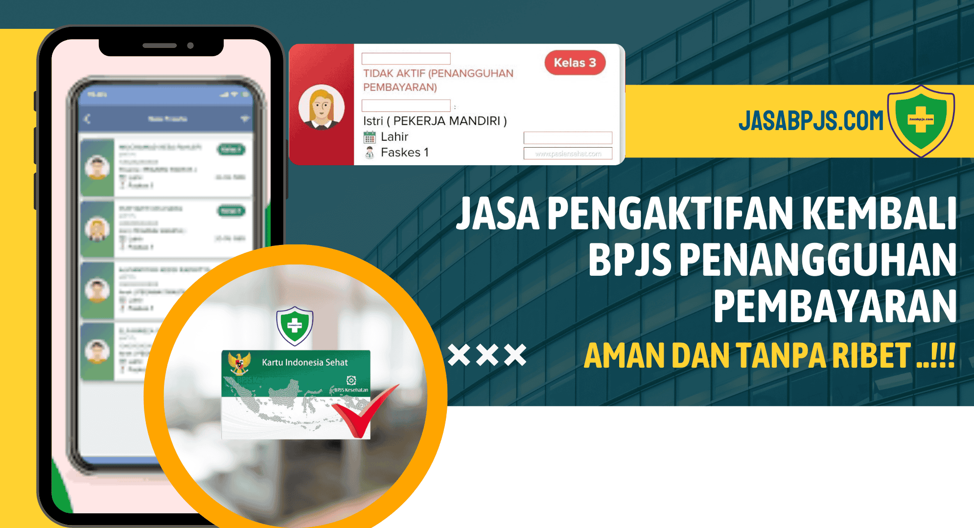 Jasa Pengaktifan Status Kepesertaan BPJS PBI ke Mandiri